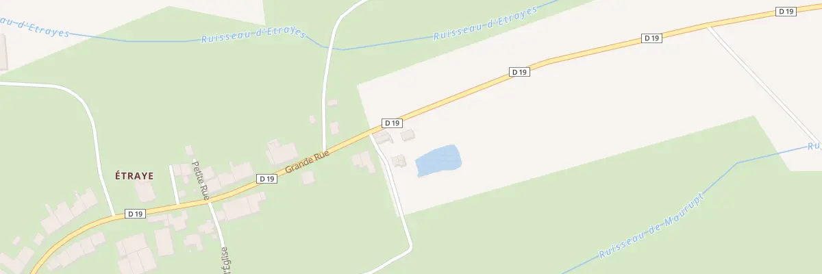 Plan du 1 Gr Grande Rue à Étraye