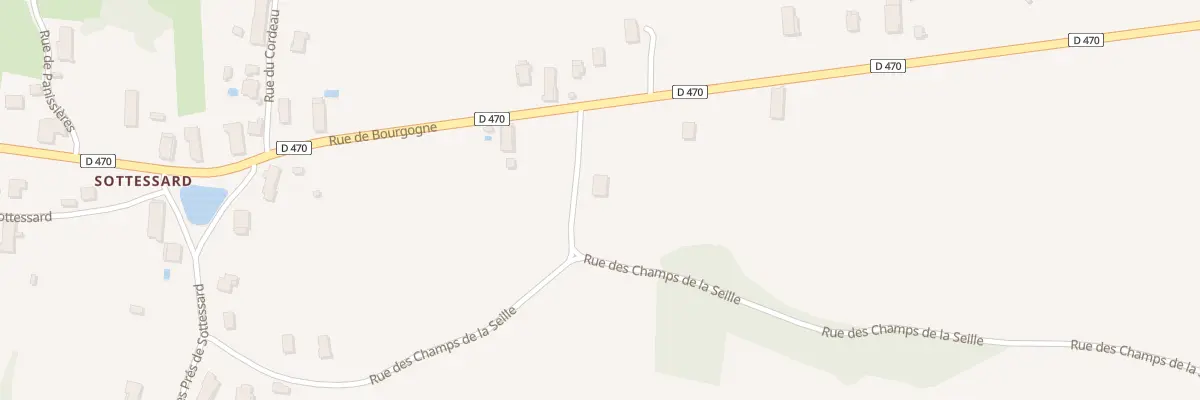 Plan du 9 Rue des Champs de la Seille à Cosges