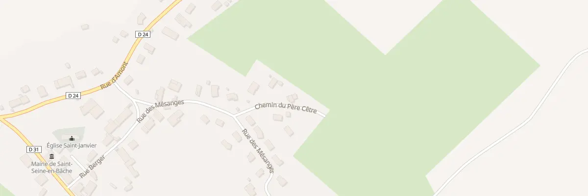Plan du 9 Chem du Pere Cetre à Saint-Seine-en-Bâche