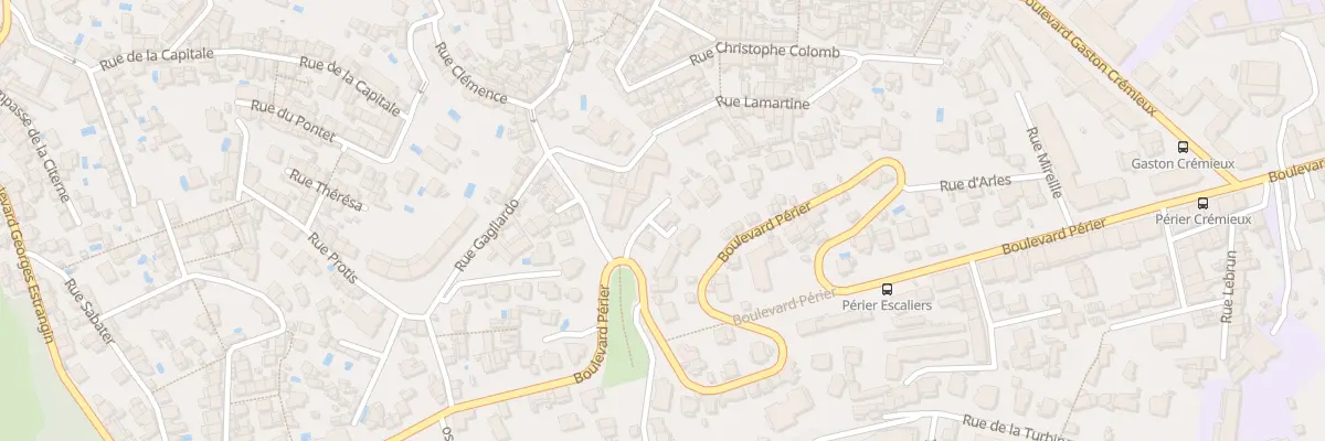 Plan du 260 Bd Perier à Marseille 8e Arrondissement