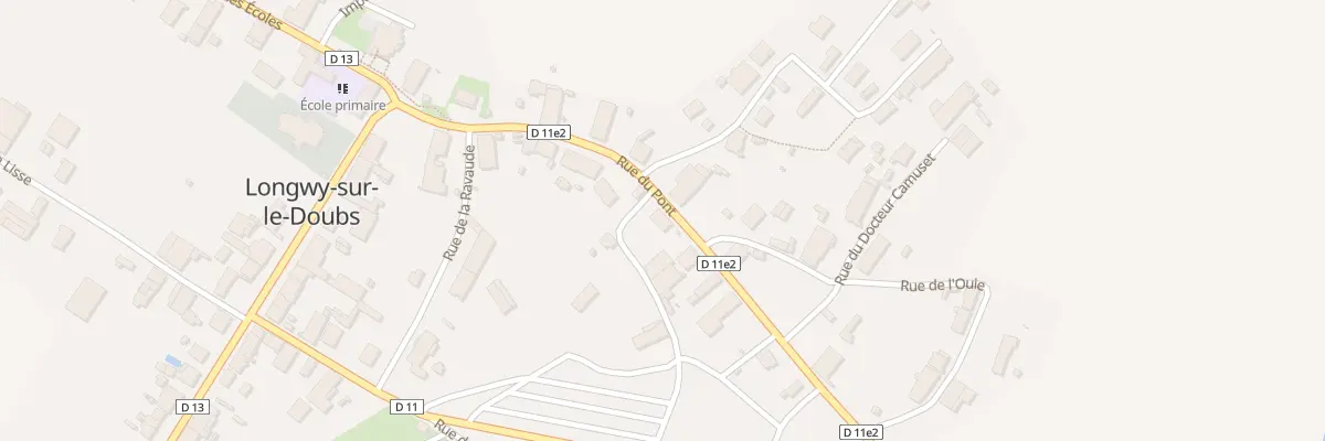 Plan du 13 Rue du Pont à Longwy-sur-le-Doubs