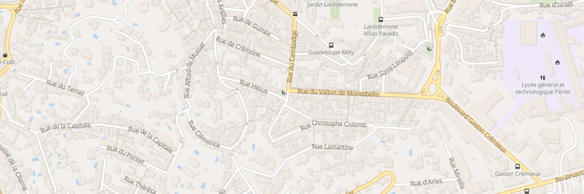 Plan du 59 Rue du Vallon Montebello à Marseille 6e Arrondissement