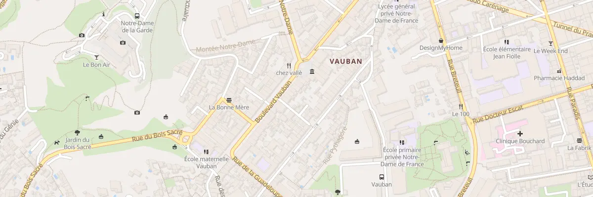 Plan du 79 Bd Vauban à Marseille 6e Arrondissement