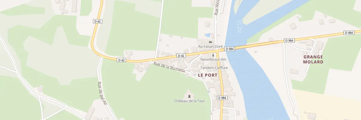 Plan du 496 Rue Pierre Goujon à Neuville-sur-Ain