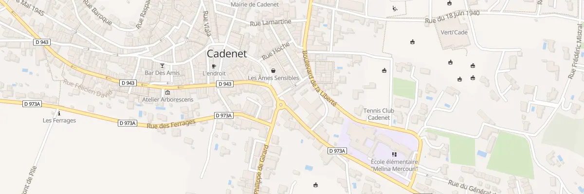 Plan du 2 Pl Mirabeau à Cadenet
