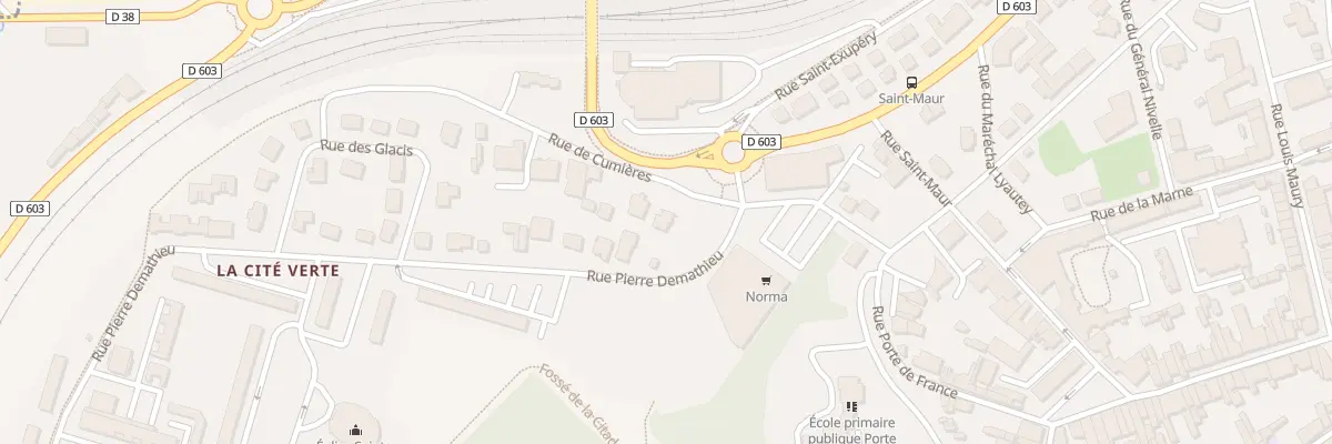 Plan du 3 Rue de Cumières à Verdun