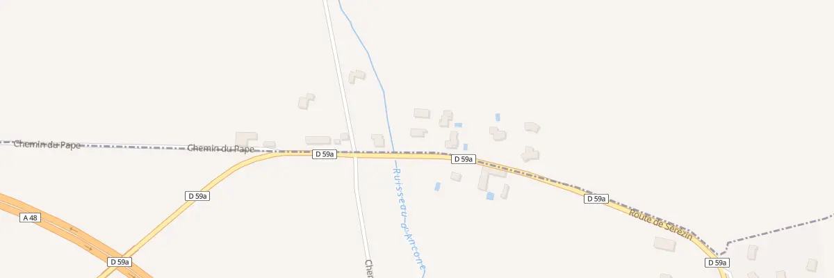Plan du 2675 Rte de Saint Victor à Sérézin-de-la-Tour