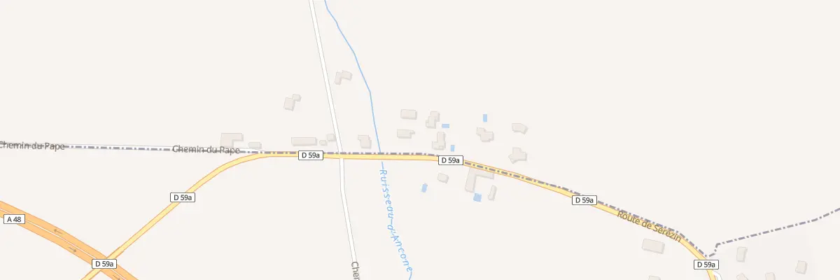 Plan du 2885 Rte de Saint Victor à Sérézin-de-la-Tour