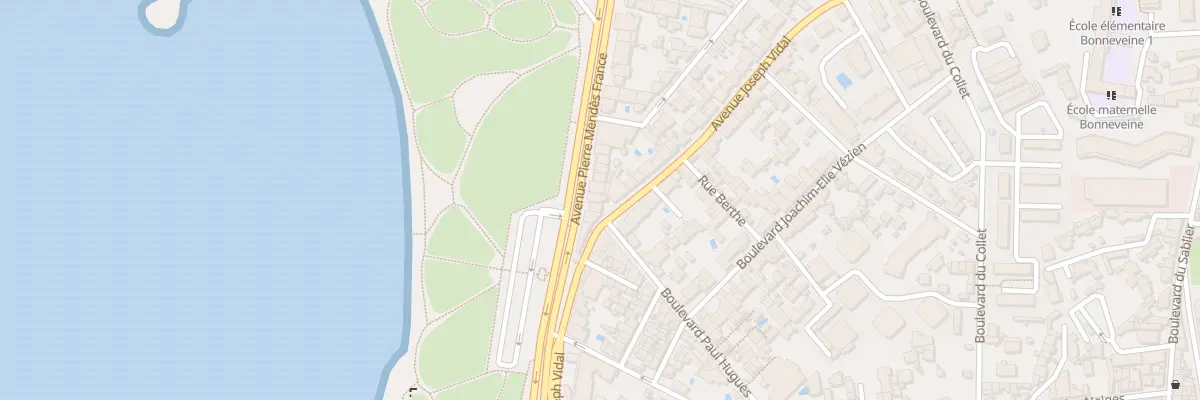 Plan du 123 Prom de la Plage à Marseille 8e Arrondissement