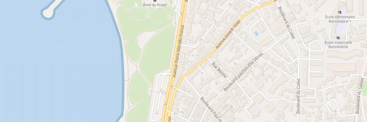 Plan du 223 Av Pierre Mendes France à Marseille 8e Arrondissement