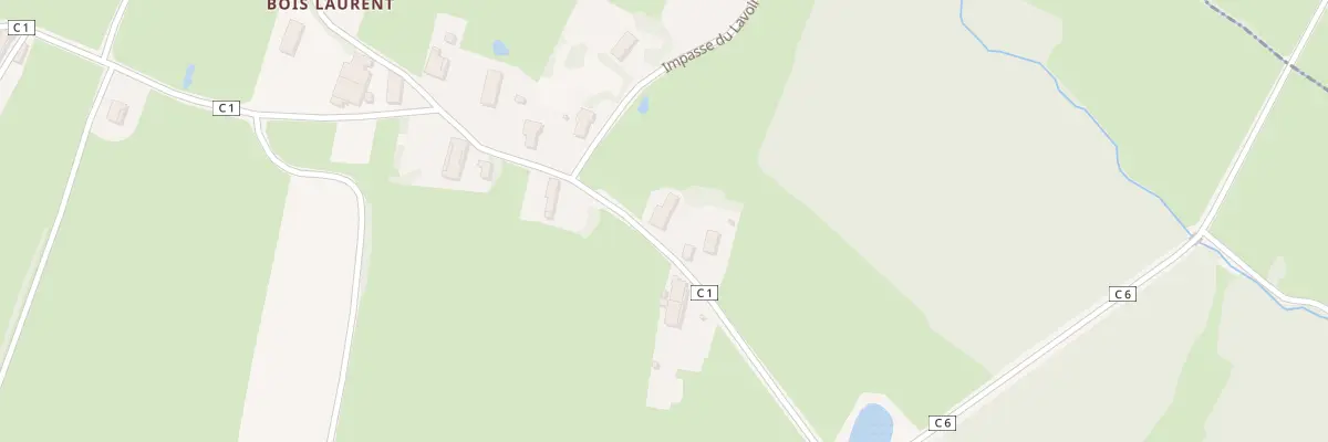 Plan du 4 Rte Principale du Bois Laurent à Augea