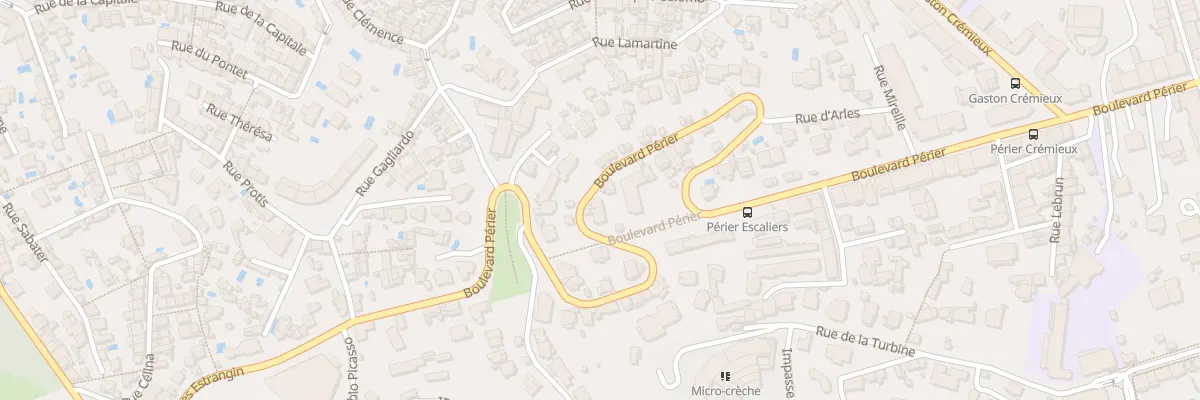Plan du 217 Bd Perier à Marseille 8e Arrondissement
