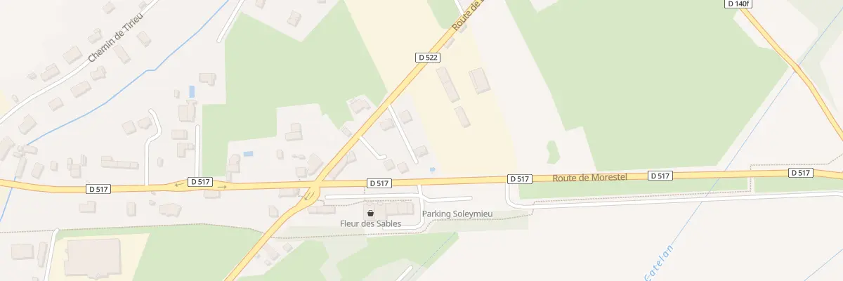 Plan du 5215 Sablonnieres à Soleymieu