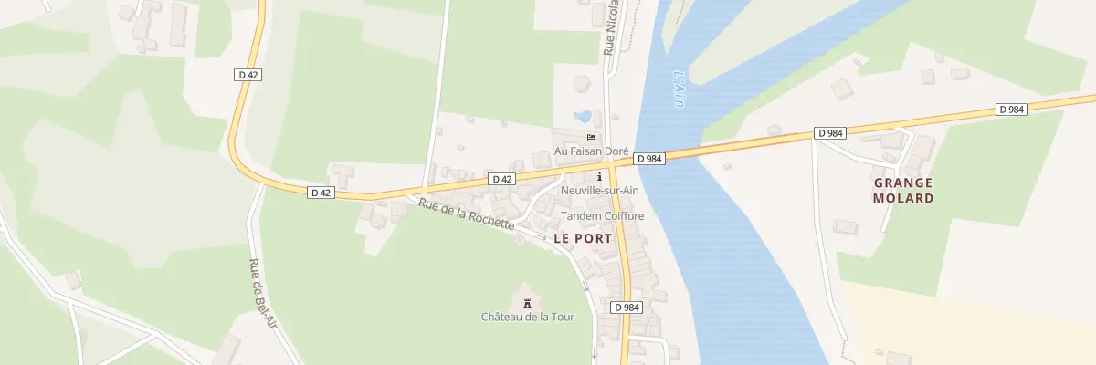 Plan du 5186 Rue Pierre Goujon à Neuville-sur-Ain