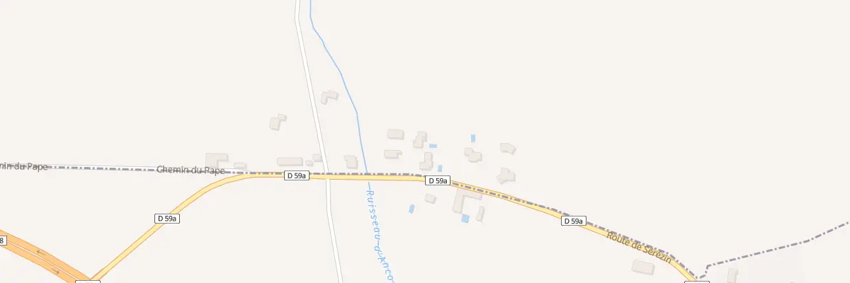 Plan du 2705 Rte de Saint Victor à Sérézin-de-la-Tour