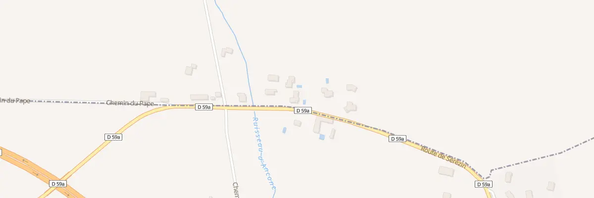 Plan du 2695 Rte de Saint Victor à Sérézin-de-la-Tour