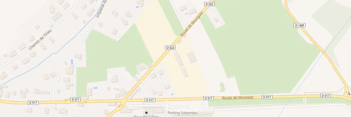 Plan du 5177 Sablonnieres à Soleymieu