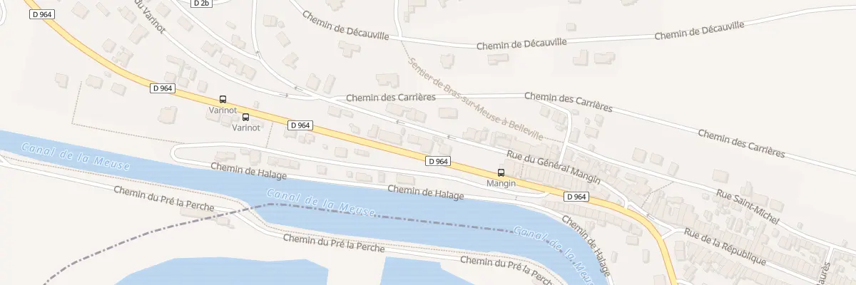 Plan du 33 Rue du Général Mangin à Belleville-sur-Meuse