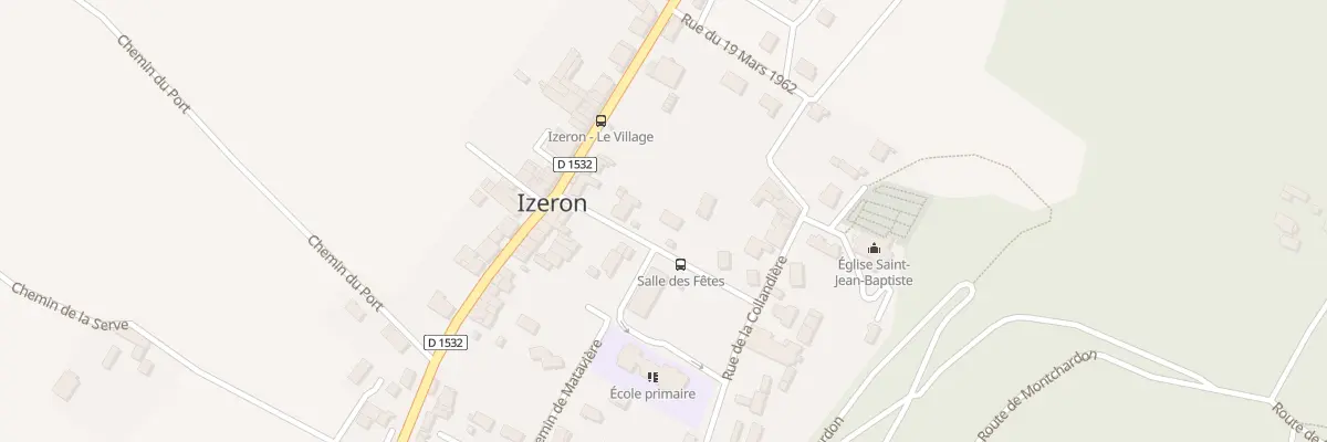 Plan du 89 Pl du Champ de Mars à Izeron