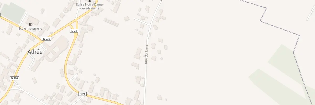 Plan du 12 Rue du Breuil à Athée