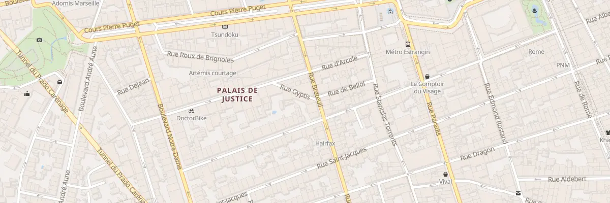 Plan du 48 Rue breteuil à Marseille 6e Arrondissement
