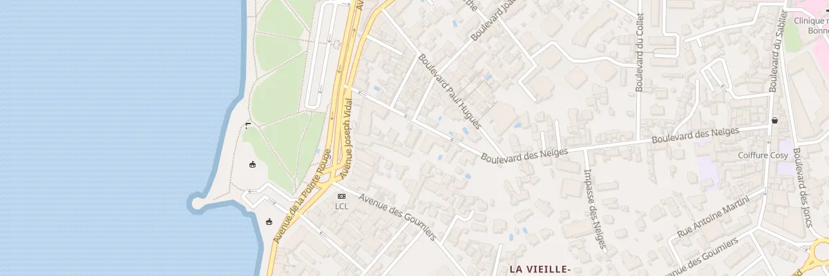 Plan du 93 Bd des Neiges à Marseille 8e Arrondissement