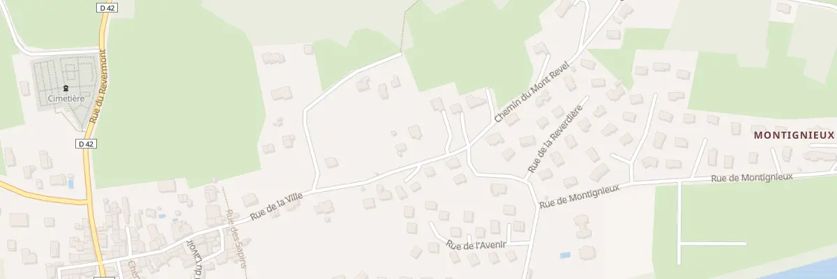 Plan du 403 Rue de la Ville à Neuville-sur-Ain