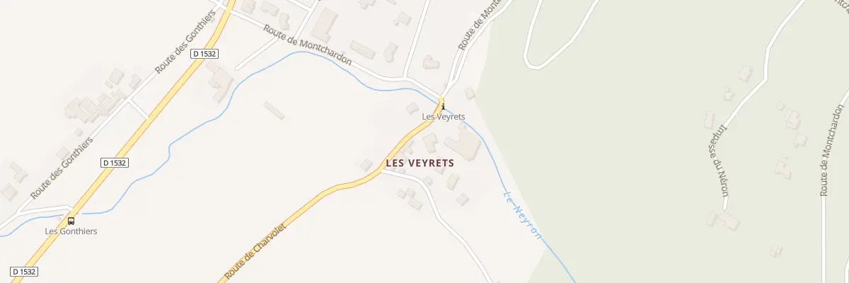 Plan du 23 Rte de Charvolet à Izeron