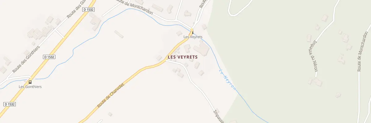 Plan du 33 Imp du Réservoir à Izeron