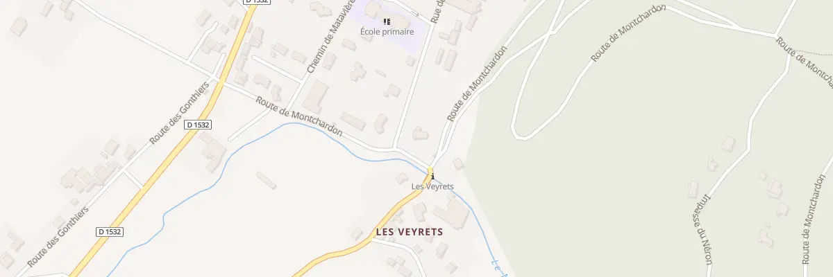 Plan du 235 Rte de Montchardon à Izeron