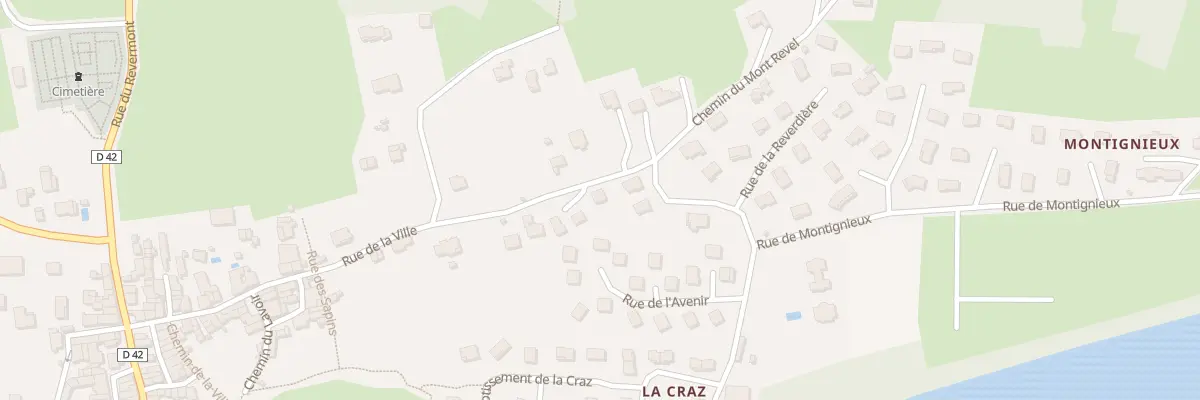 Plan du 392 Rue de la Ville à Neuville-sur-Ain