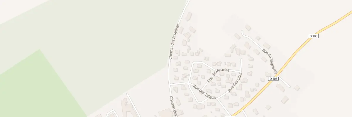 Plan du 14 Che des Bruyères à Fontaine-Française