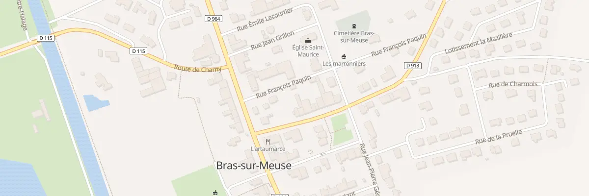 Plan du 1 Av de Douaumont à Bras-sur-Meuse