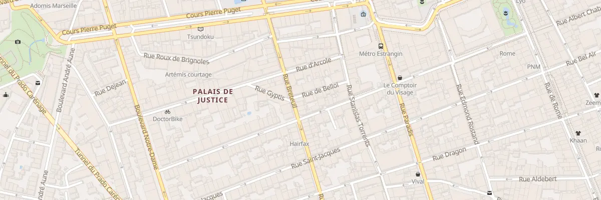 Plan du 71 Rue breteuil à Marseille 6e Arrondissement