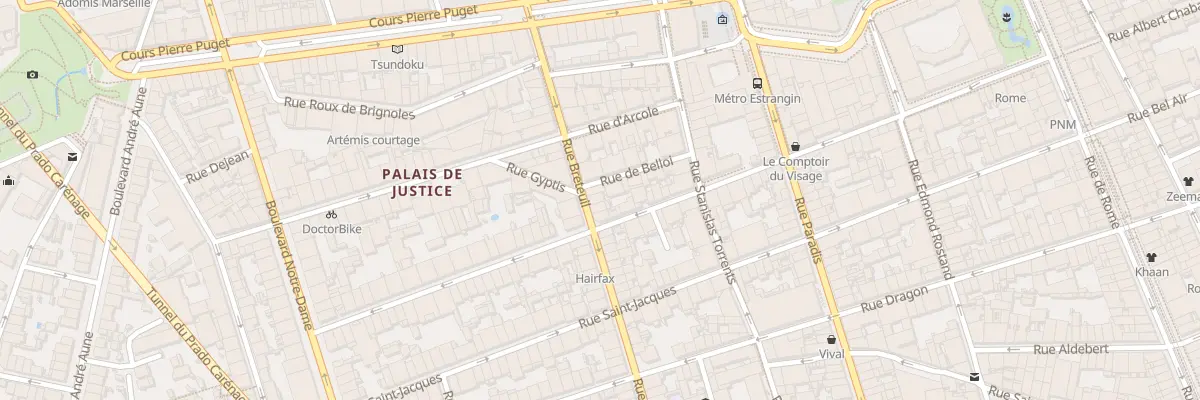 Plan du 73 Rue breteuil à Marseille 6e Arrondissement