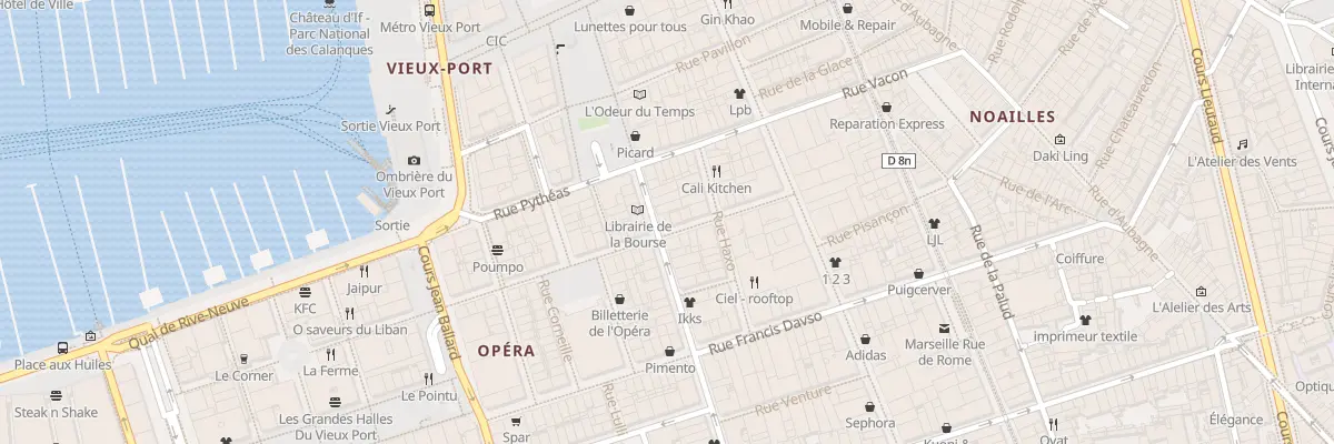 Plan du 18 Rue du jeune anacharsis à Marseille 1er Arrondissement