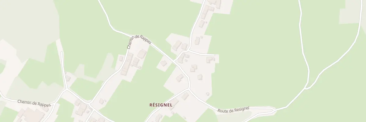 Plan du 125 Chem de Rappe à Neuville-sur-Ain