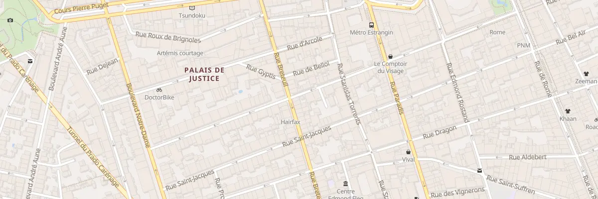 Plan du 79 Rue breteuil à Marseille 6e Arrondissement