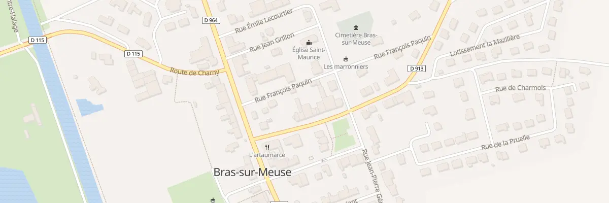 Plan du 3 Av de Douaumont à Bras-sur-Meuse