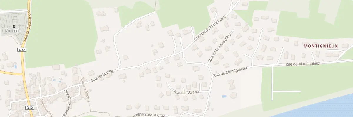 Plan du 438 Rue de la Ville à Neuville-sur-Ain