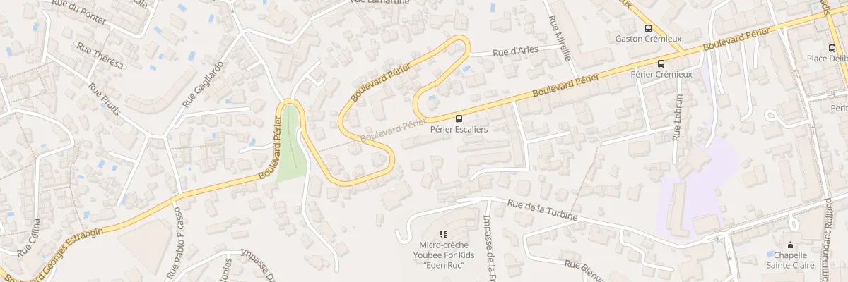 Plan du 151 Bd Perier à Marseille 8e Arrondissement