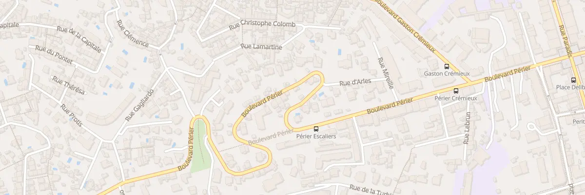 Plan du 199 Bd Perier à Marseille 8e Arrondissement