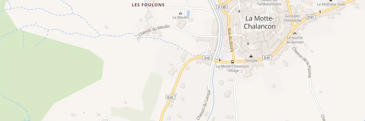 Plan du 5302 Le Village à La Motte-Chalancon