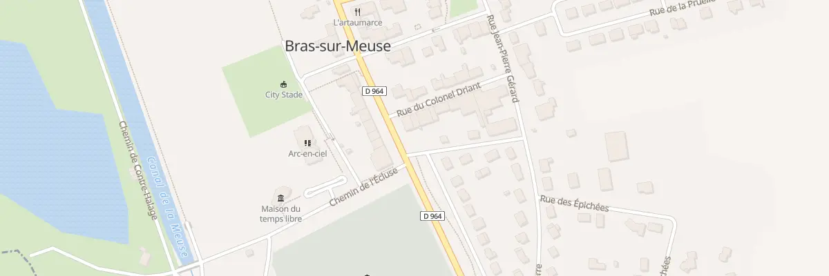 Plan du 2 Av Raymond Poincare à Bras-sur-Meuse