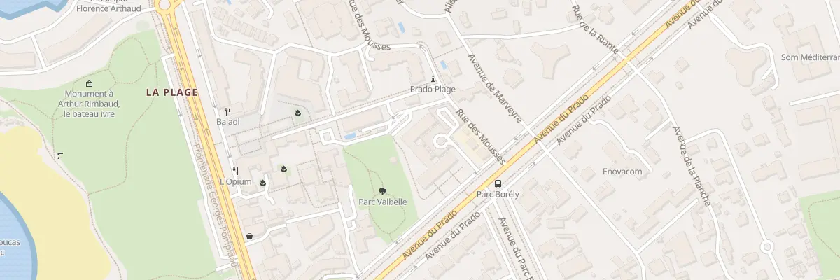 Plan du 558 Av du Prado à Marseille 8e Arrondissement
