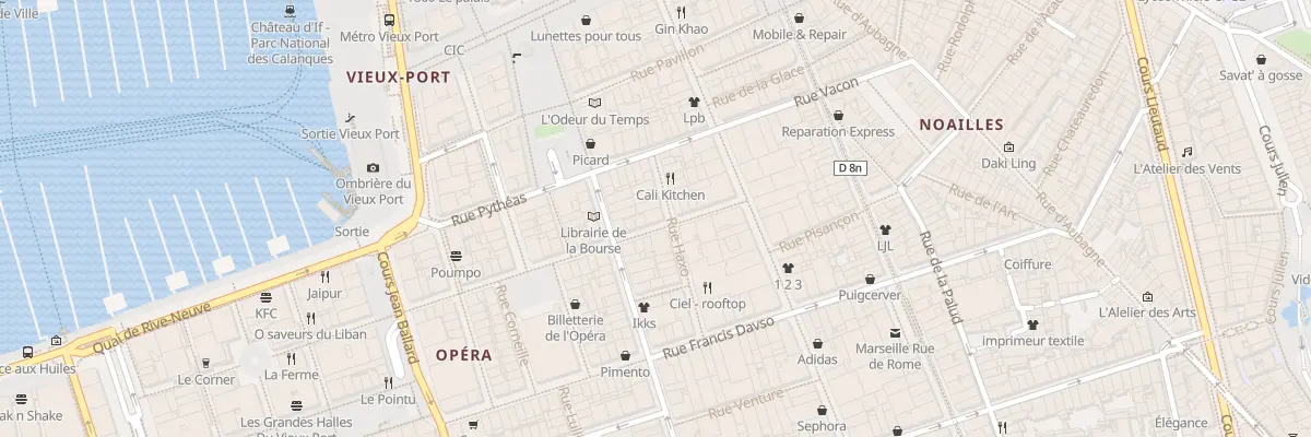 Plan du 12 Rue du jeune anacharsis à Marseille 1er Arrondissement