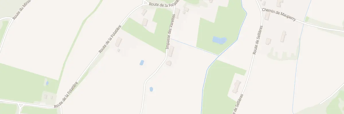 Plan du 7 Imp des Varettes à Flacey-en-Bresse