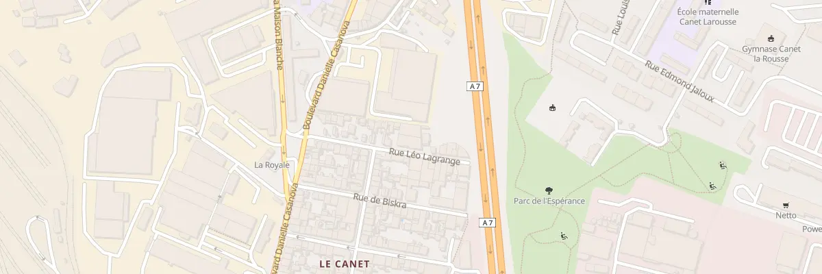 Plan du 23 Rue Leo Lagrange à Marseille 14e Arrondissement