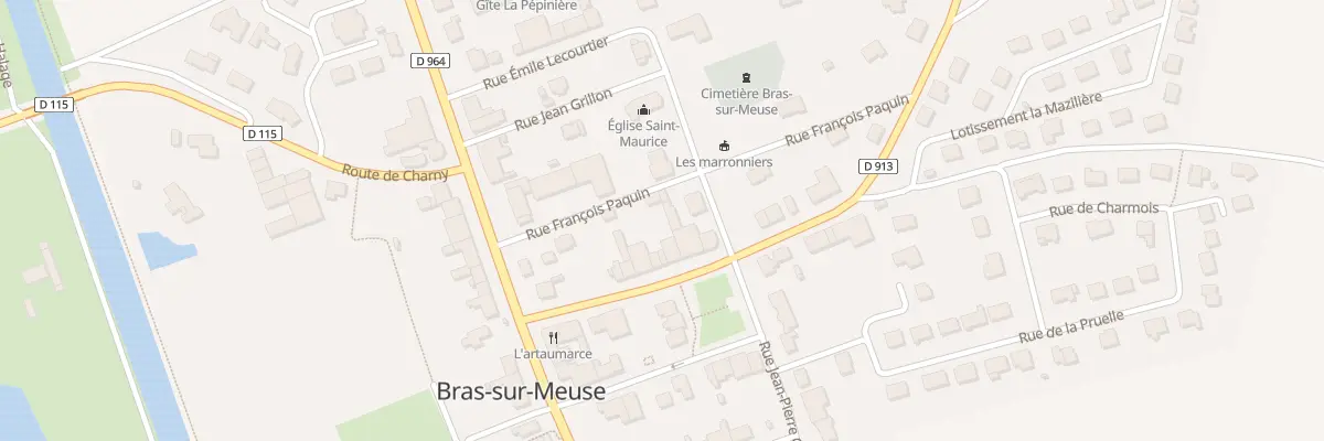 Plan du 7 Av de Douaumont à Bras-sur-Meuse