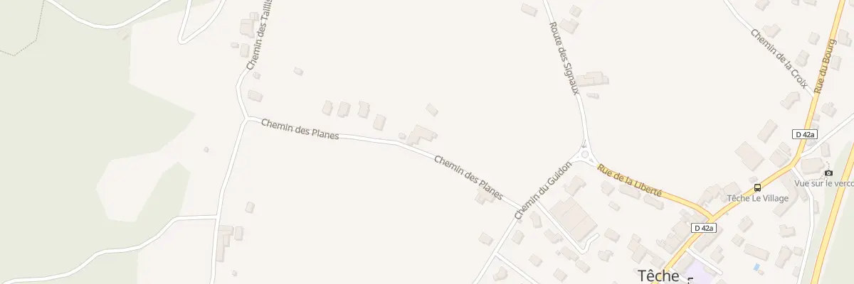 Plan du 5039 Les Planes à Têche